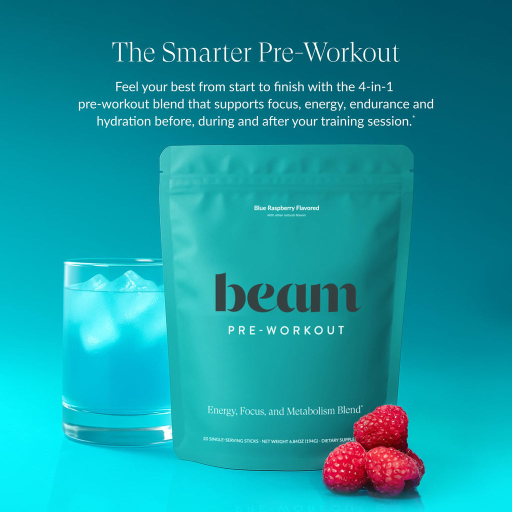 Beam Creatine Monohydrate + Pre Workout Bundle – Strength, Endurance & Muscle Recovery Stack – Clean Energy & Hydration Support, Third-Party Tested for Peak Training Performance BeamBuy Supplements Australia