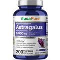 NusaPure Astragalus 20:1 Extract, 300 mg Equivalent to 6,000mg Per Serving, 200 Veggie Capsules, Vegan, Non-GMO & Bioperine NusaPureBuy Supplements Australia