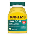 Bayer Aspirin Low Dose 81 mg, Enteric Coated Tablets, Doctor Recommended, Secondary Prevention of Cardiovascular Disease, 300 Safety Coated Tablets (Packaging may vary) BayerBuy Supplements Australia