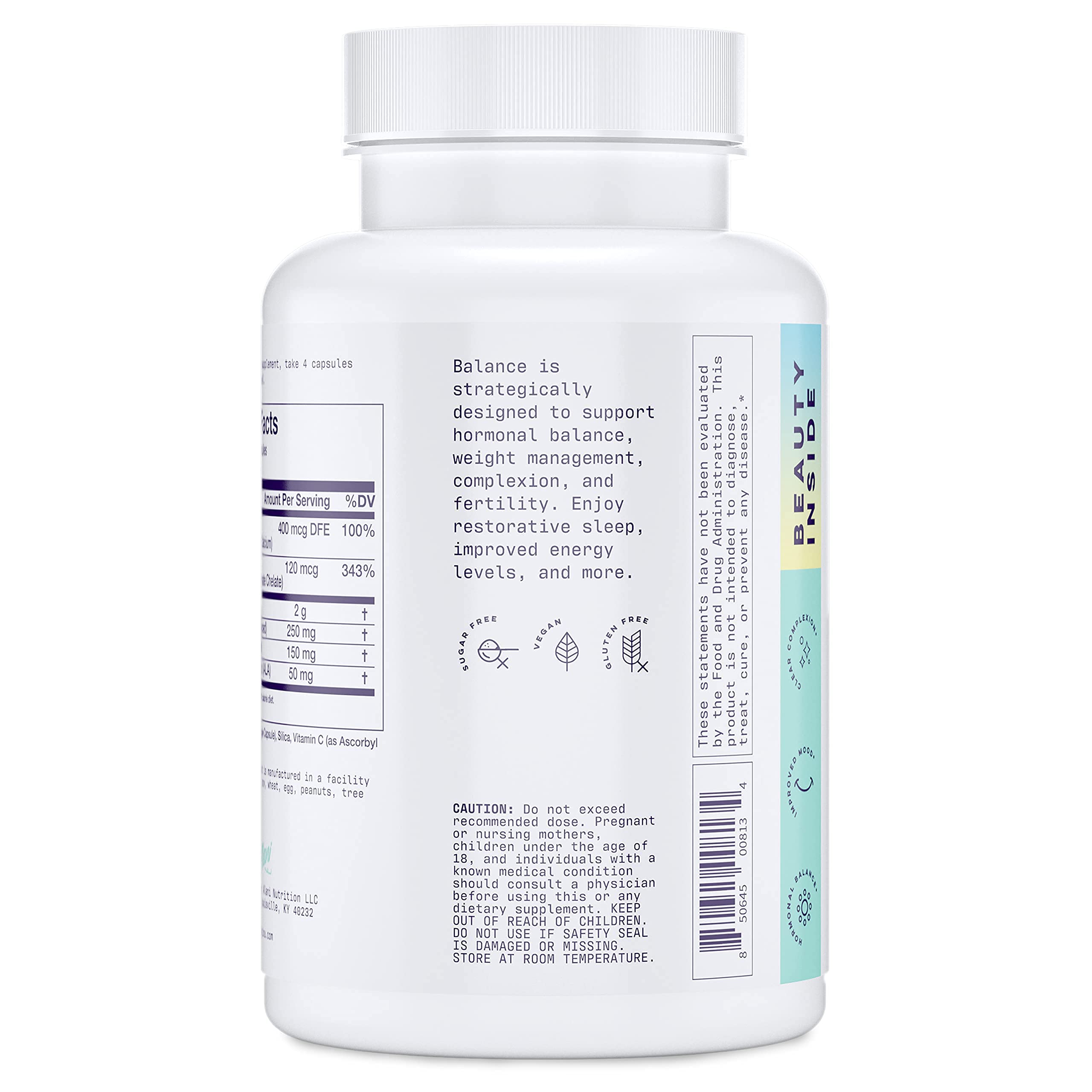 Alani Nu Hormonal Balance, Weight Management Support, Skin Complexion Support, 120 Capsules Alani NuBuy Supplements Australia