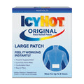 Icy Hot Original Pain Relief Patch, Large Size Comfortable Fabric Patches with Menthol 5%, Ice and Heat Contrast Therapy for Backaches, Joints, Muscle Strains and Arthritis, 5 ct. Icy HotBuy Supplements Australia