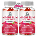 Magnesium Glycinate Gummies 400 mg with 100 mg Composite magnesium - Chelated Magnesium Potassium Supplement with Vitamin D, B6 Supports Calm, Sleep, Memory & Muscle Cramps,Sugar Free - 120 Gummies GONGOTABuy Supplements Australia