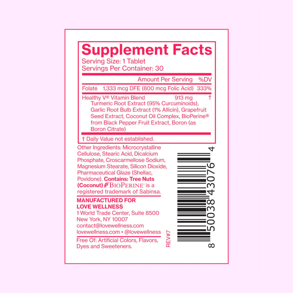 Love Wellness Good Girl Probiotics and Healthy V Vitamin | Womens Wellness Duo | Womens Probiotics Supplements for pH Balance and Vaginal Health Love WellnessBuy Supplements Australia