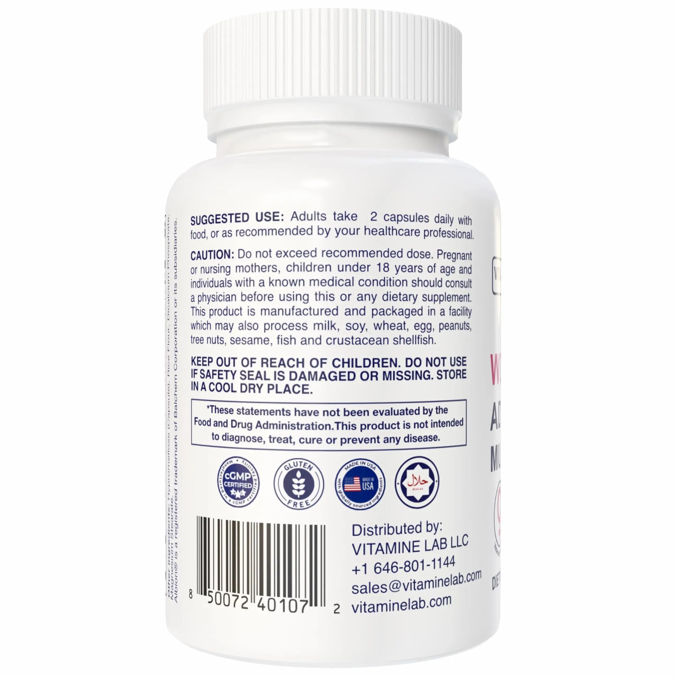 VITA MINE LAB Women's Advanced Multivitamin, Supports Energy, Immune Health & Overall Well-Being, Gluten-Free, Halal VITA MINE LABBuy Supplements Australia
