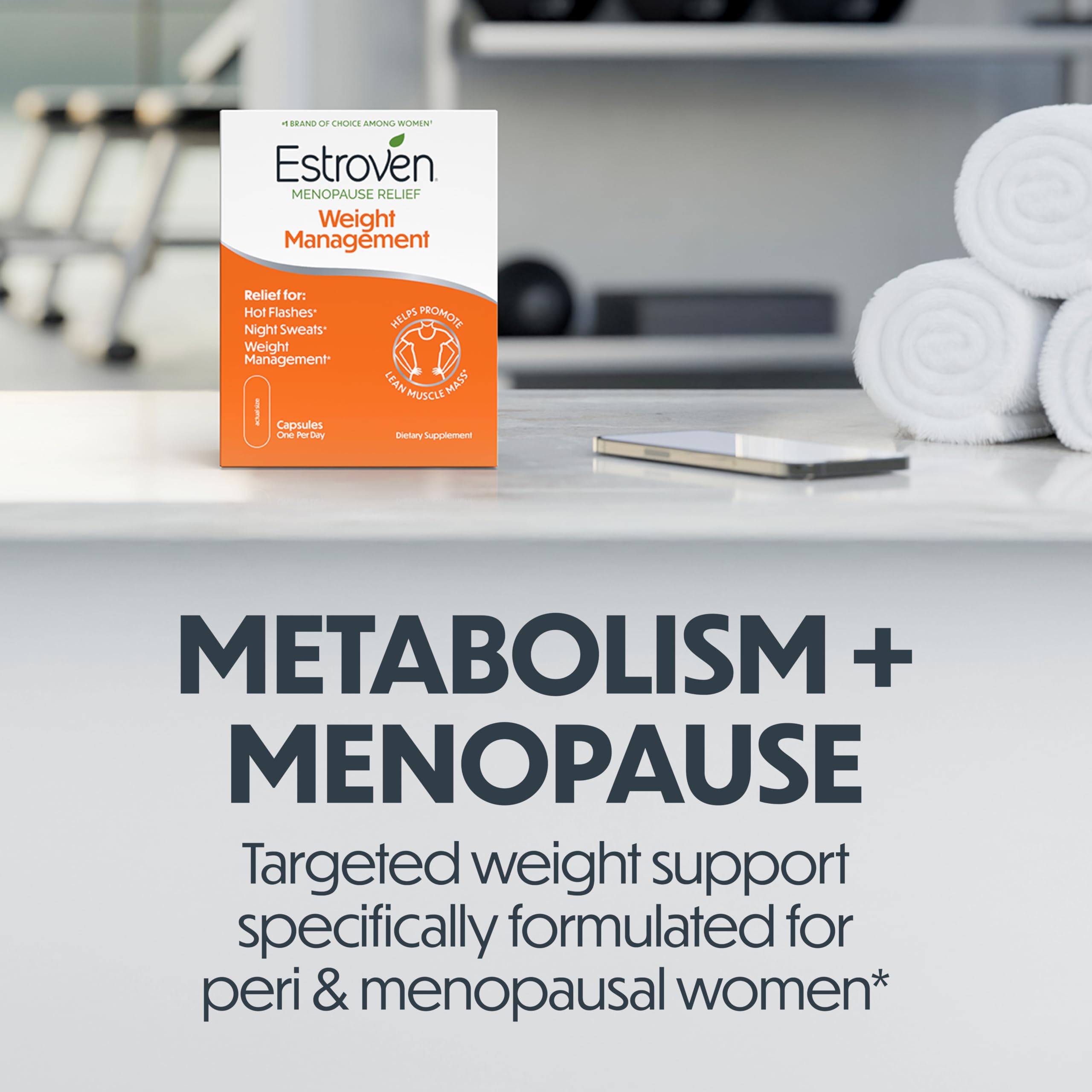 Estroven Weight Management for Menopause Relief - 30 Ct. - Clinically Proven Ingredients Help Manage Weight, Provide Night Sweats & Hot Flash Relief* Drug-Free & Gluten-Free Caplets EstrovenBuy Supplements Australia