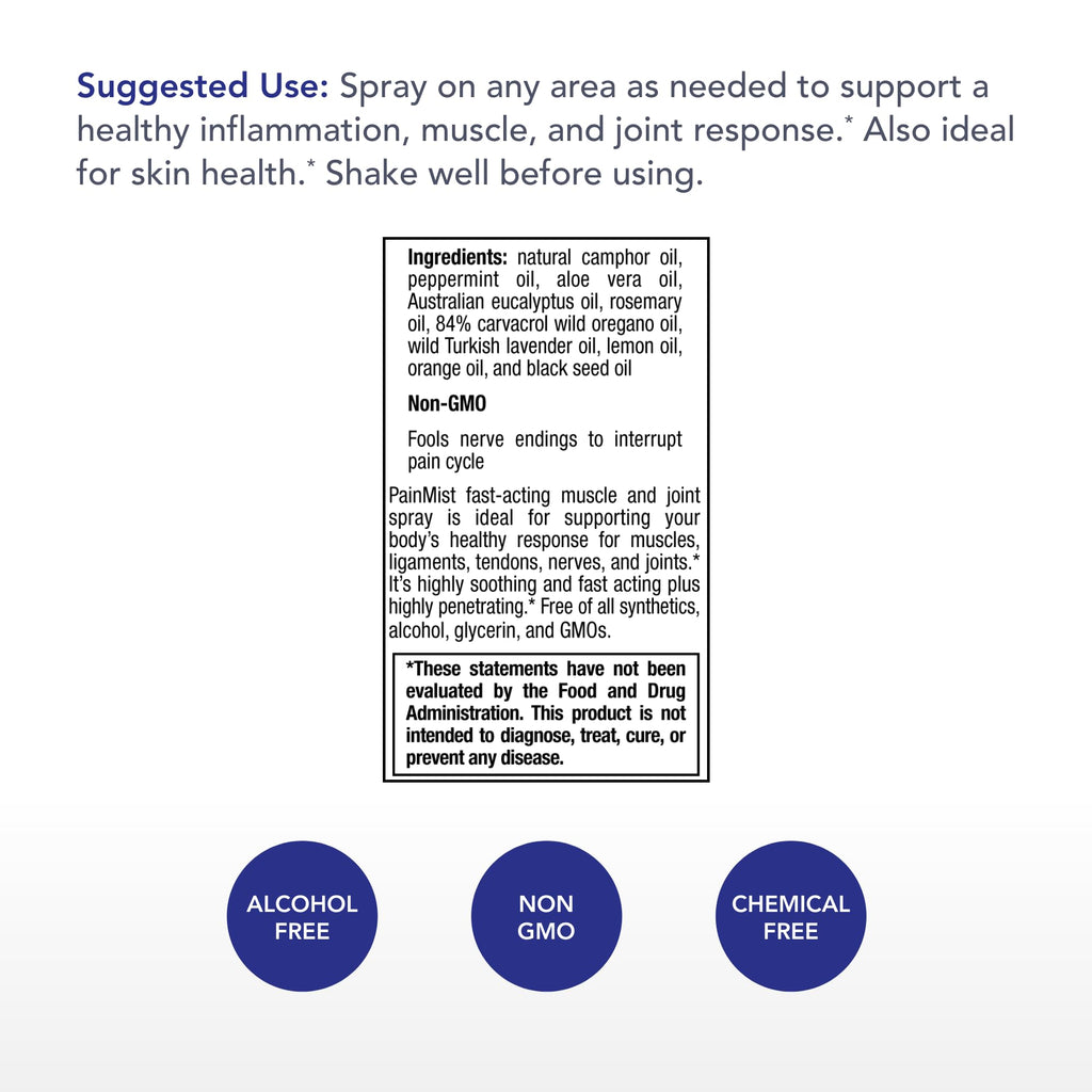 Physician's Strength PainMist - 1 fl oz - Healthy Inflammation Support - Non-GMO Physician's StrengthBuy Supplements Australia