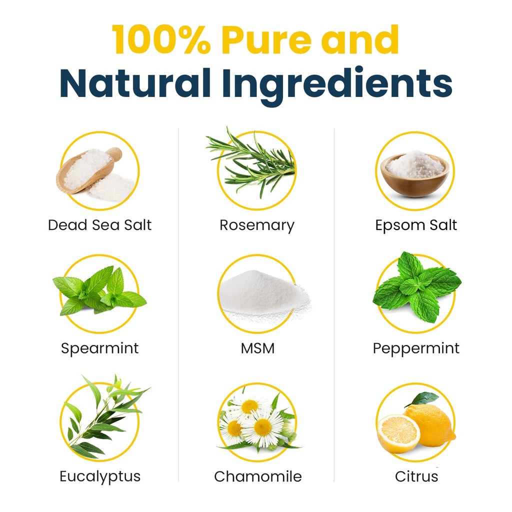 Citrus Detox Foot Soak With Epsom Salts - for Foot Callus, Immune Boost, Damaged Toenail FOOT CUREBuy Supplements Australia