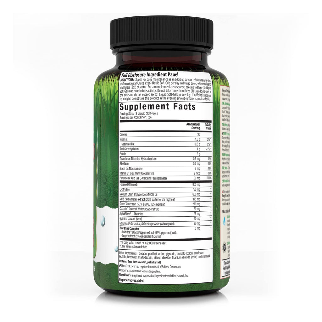 Irwin Naturals Body Fat Diet System-Six RED - 72 Liquid Soft-Gels, Pack of 2 - 6-in-1 Formula for Weight Management with Nitric Oxide Booster - 48 Total Servings