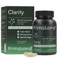 PrimaLeaf Clarity Nootropics Brain Supplement for Focus, Memory, & Stress Relief | Natural Nootropic with KSM66 Ashwagandha, Lions Mane, Bacopa, L Theanine | Cognitive & Mood Support | 60 Veg Capsules PrimaLeafBuy Supplements Australia