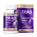 Ecliptron Triad Liposomal NAD+ Radiance dietary supplement bottle and packaging on a white background