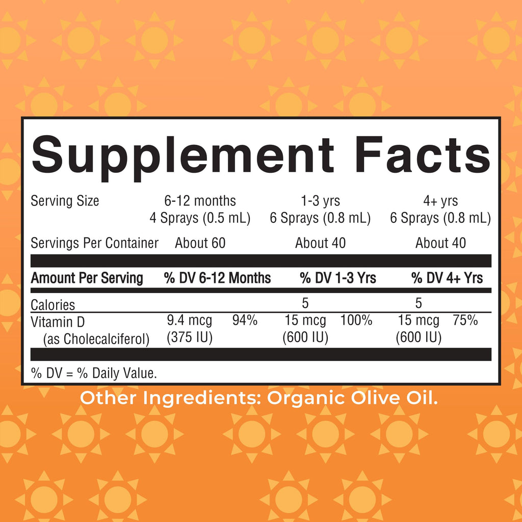 MaryRuth Organics Vitamin D USDA Organic | VIT D3 Liquid | Sugar Free | Liquid VIT D Spray Immune Support for Adults & Kids | Bone Health| Vegan | Gluten Free | Non-GMO | 30 Servings MARYRUTH'SBuy Supplements Australia