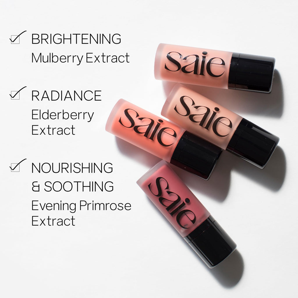 Saie Dew Liquid Blush for Cheeks - Hydrating Cream Blush Stick with a Blendable + Buildable Formula - Skincare Infused Dewy Cheek Tint for a Natural Flush - Glowy Makeup Essential - Sweetie (.40 oz) SaieBuy Supplements Australia