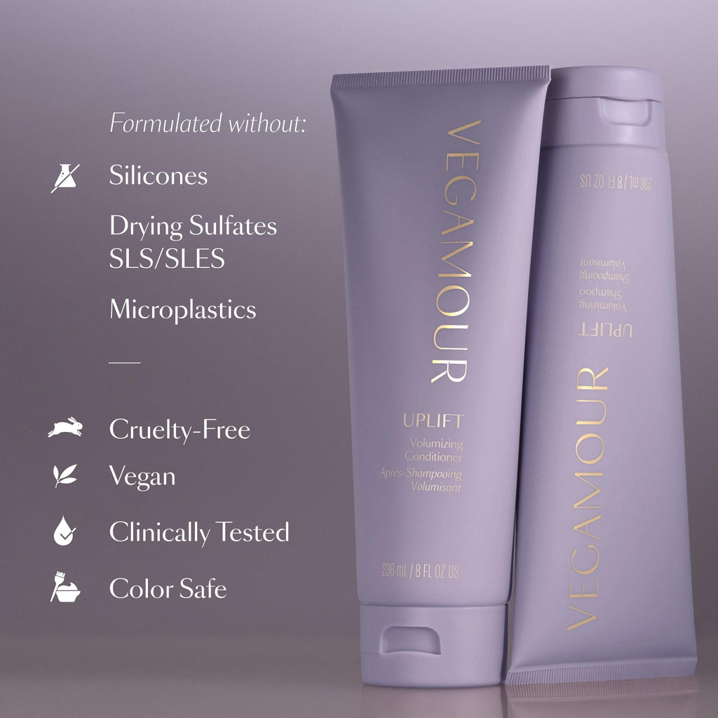 VEGAMOUR UPLIFT Volumizing Conditioner For fine, flat & thinning hair, Provides Volume & Resists Humidity, Non Sticky Formula, Bouncy Soft Hair VEGAMOURBuy Supplements Australia