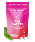 Pink Stork Organic PMS Support Sweets for Teens and Women - Simple & Natural Ingredients Vitamin B6 and Peppermint - Period, Digestion, Bloating, Mood Swings - 30 Drops Pink Stork buy supplements Au