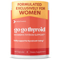 VoomVaya Go Go Thyroid - Thyroid Support for Women 30+ - Female-Focused Hormonal Balance & Thyroid Supplement with Iodine, Selenium & L Tyrosine - 3rd Party Tested - 60 Capsules VoomVayaBuy Supplements Australia