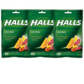 Halls Defense Vitamin C Drops Assorted Citrus - 30 ct, Pack of 3 HALLS buy supplements Au