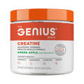 Genius Micronized Creatine Monohydrate Powder, Post Workout Supplement, Green Apple - 100% Naturally Flavored & Sweetened - Supports Muscle Building, Cellular Energy & Cognitive Function – 195g The Genius BrandBuy Supplements Australia