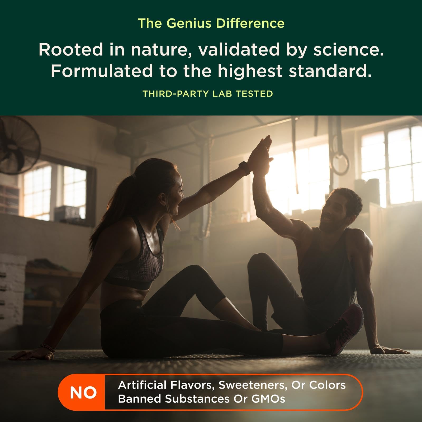 The Genius Brand Test Black Label - Testosterone Supplement for Men - Muscle Support, Energy & Performance Support - with D-Aspartic Acid, Magnesium, Korean Red Ginseng & Vitamins - 120 Capsules The Genius BrandBuy Supplements Australia
