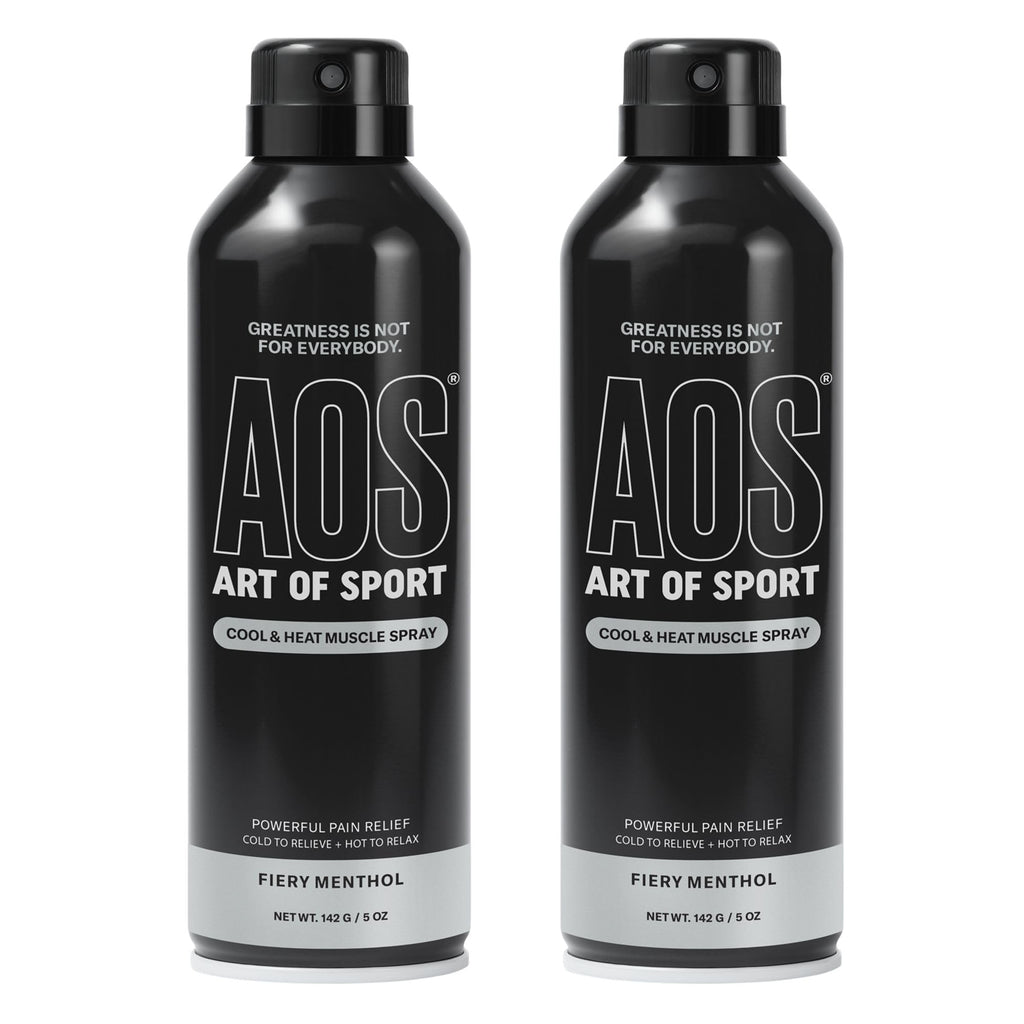 Art of Sport Muscle Relief Spray for Men– Pain Relief for Sore Muscles & Joints– Menthol Cooling & Heating Spray for Back, Neck, Knee, Shoulder, Hip– Cool & Heat– Made for Athletes– 5 fl oz. Pack of 2 Art of SportBuy Supplements Australia