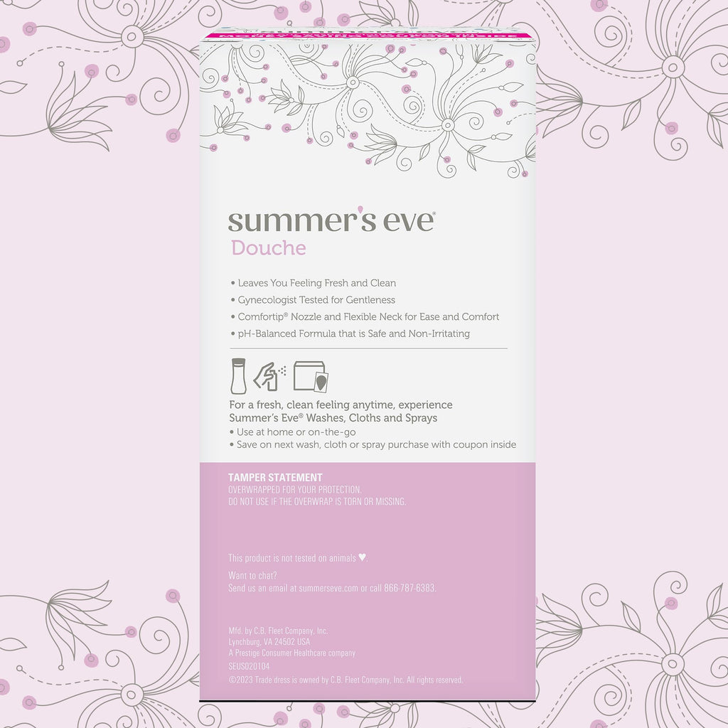 Summer's Eve Douche, Vaginal Douche for Women, Island Splash, 4 Units, 4.5 Oz Each, 1 Pack Summer's EveBuy Supplements Australia