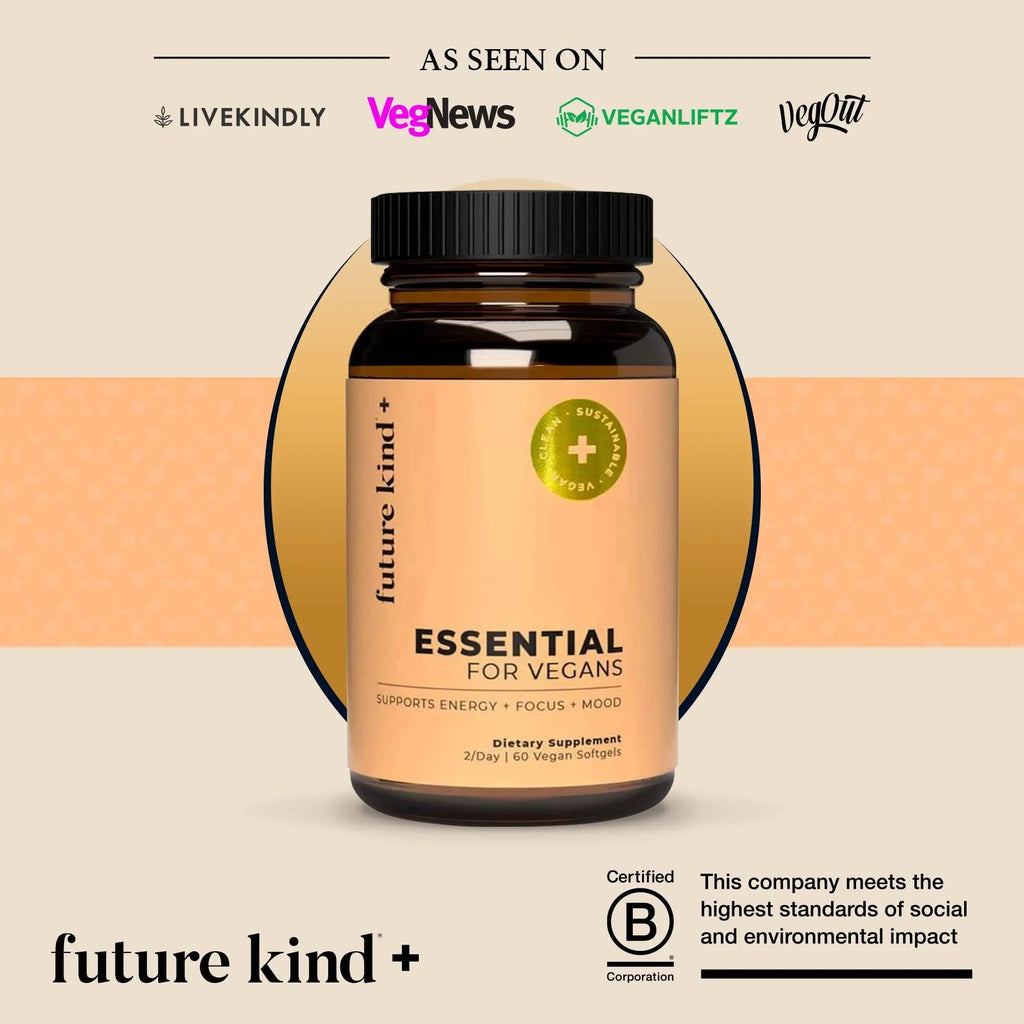 Future Kind Multivitamin Bundle - Vegan Complete Multivitamin and Vegan Essential Multivitamin - Vegan Vitamin B12, Omega 3, and Vitamin D3 - Complete Multivitamin, 42 Vitamins in 1 for Men and Women Future KindBuy Supplements Australia