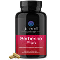 Dr. Emil Berberine 500mg Capsules - Berberine Supplement with Cinnamon, MTC Oil & Milk 