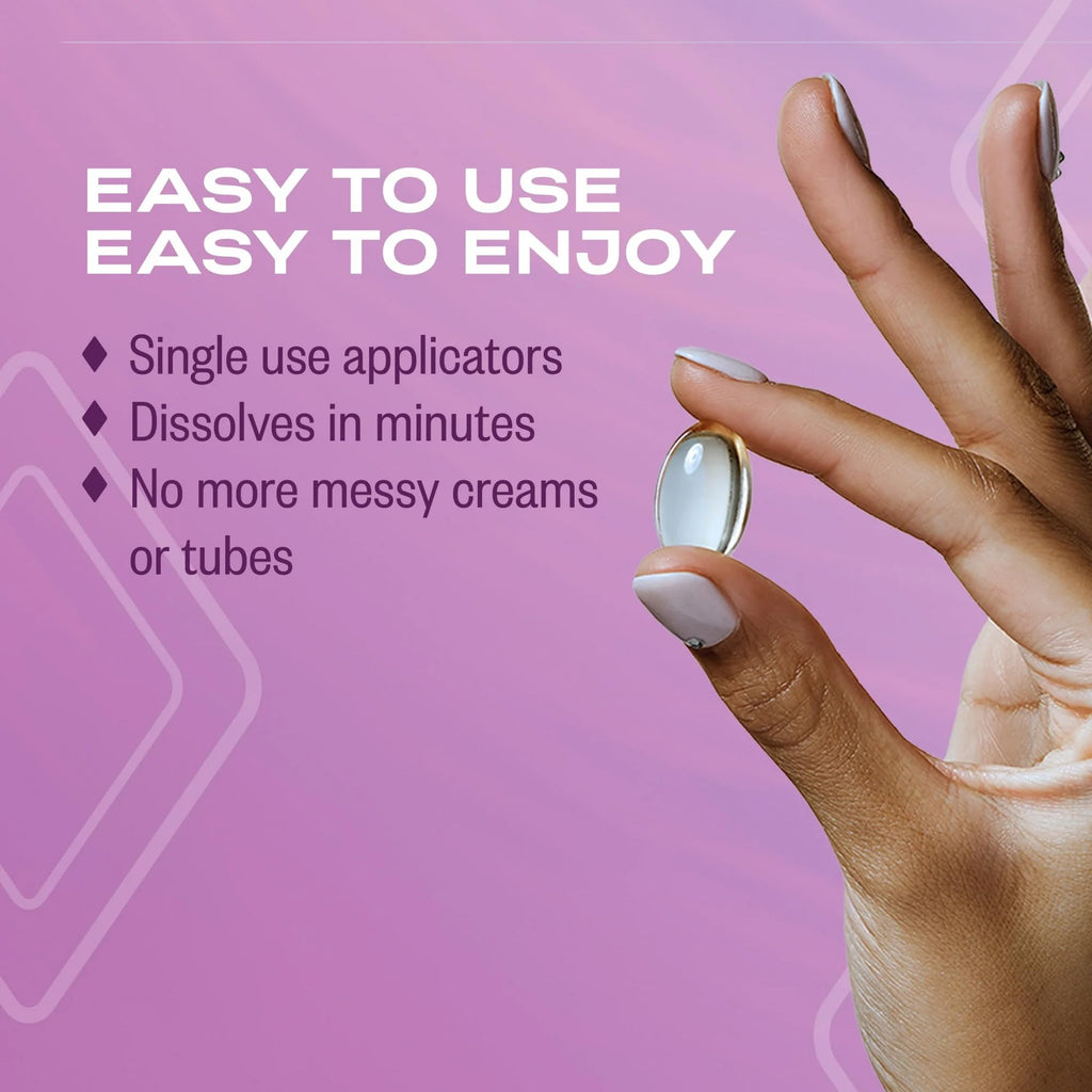 K-Y Liquibeads Vaginal Moisturizer for Women, Silicone Lube Vaginal Suppository, Vaginal Lubricant Helps Reduce Pain Due to Vaginal Dryness, 6 Vaginal Suppositories & 6 Vaginal Applicators K-Y buy supplements Au