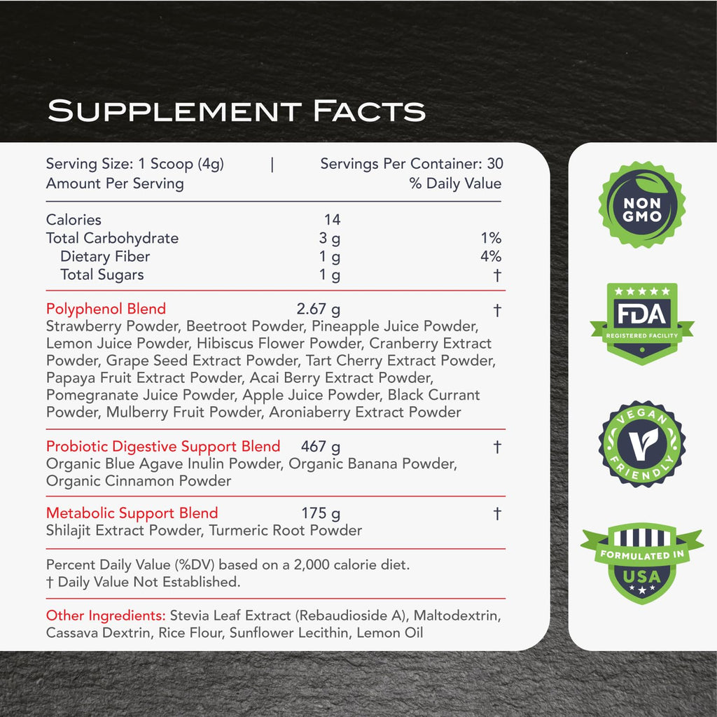 KaraMD Pure Nature Greens Whole Food Supplement & Revive Reds Polyphenol Energy Booster | Antioxidants, Shilajit & Enzymes | Vegan Friendly, Gluten Free, Non-GMO (30 Servings) KaraMD buy supplements Au
