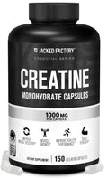 Jacked Factory Creatine Monohydrate Capsules - Creatine Pills for Muscle Growth, Increased Strength, Enhanced Energy Output and Improved Athletic Performance - 150 Capsules Jacked FactoryBuy Supplements Australia
