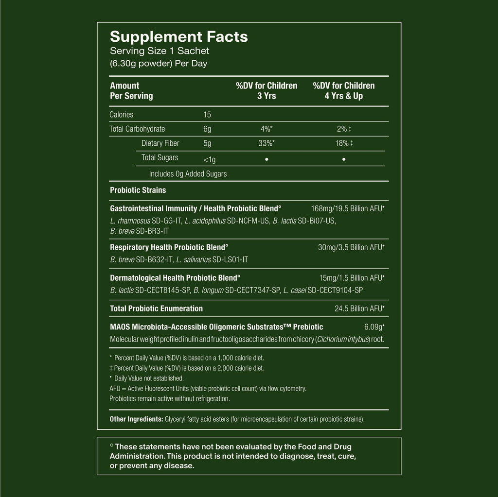 Seed PDS-08 Pediatric Daily Synbiotic - Fiber-Based Prebiotic & Probiotic for Kids - Digestive Health, Regularity, Constipation Relief - Ages 3-17 - Vegan and Shelf-Stable - 30 Sachets (30-Day Supply) Visit the Seed StoreBuy Supplements Australia