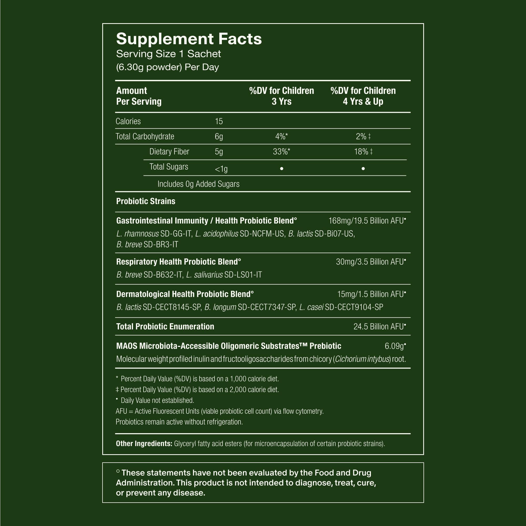 Seed PDS-08 Pediatric Daily Synbiotic - Fiber-Based Prebiotic & Probiotic for Kids - Digestive Health, Regularity, Constipation Relief - Ages 3-17 - Vegan and Shelf-Stable - 30 Sachets (30-Day Supply) Visit the Seed StoreBuy Supplements Australia