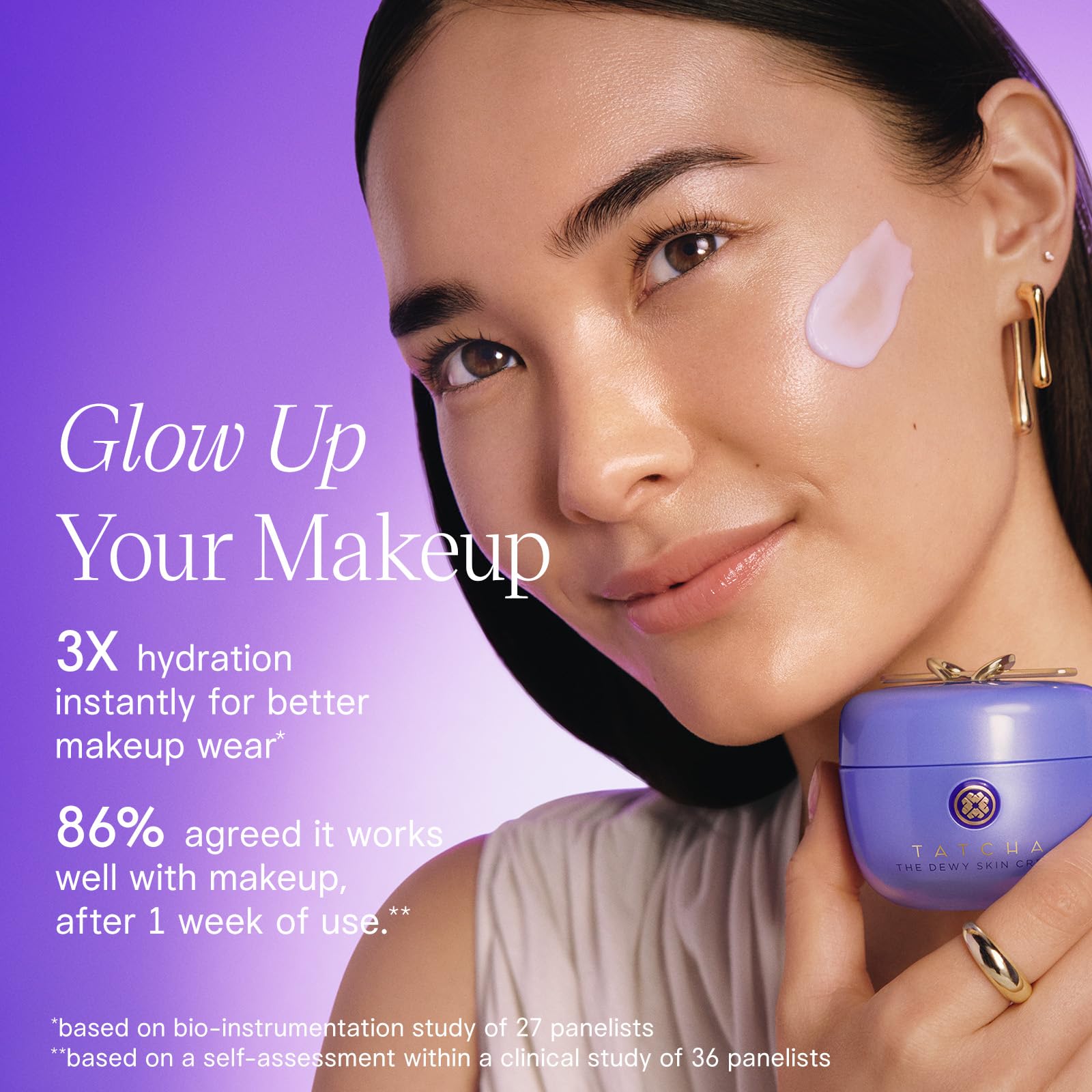 TATCHA The Dewy Skin Cream | Rich Face Cream to Hydrate, Plump and Protect Dry and Combo Skin, 50 ml | 1.7 oz
