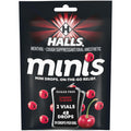 HALLS Minis Cherry Flavor Sugar Free Cough Drops, 48 Drops HALLS buy supplements Au