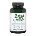 Vitanica Candidastat dietary supplement bottle on a white background