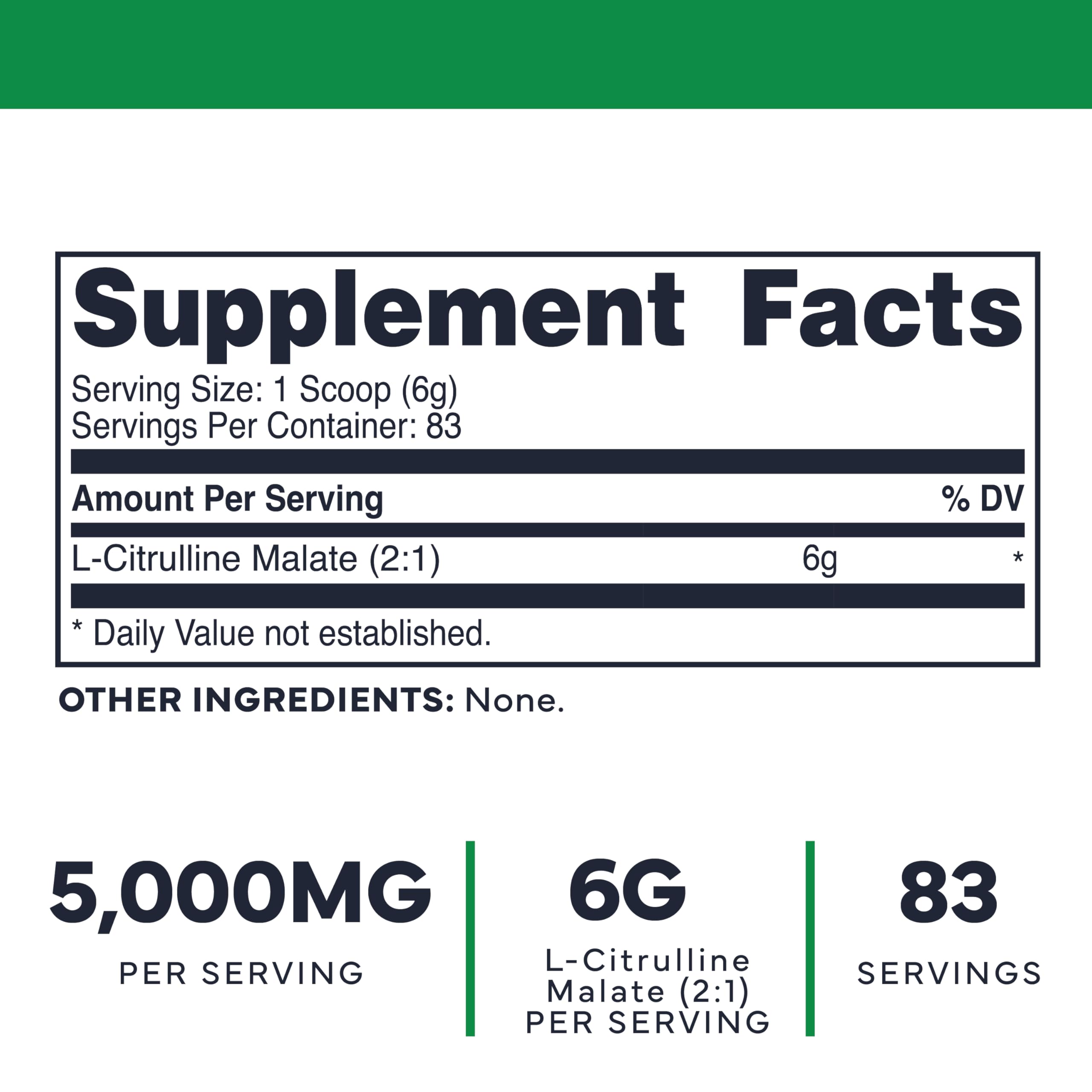 Type Zero Clean L-Citrulline Malate 2:1 Powder Drink Mix (500g, Unflavored) (83 Servings) - Keto Friendly, Gluten Free, Non-GMO Type ZeroBuy Supplements Australia