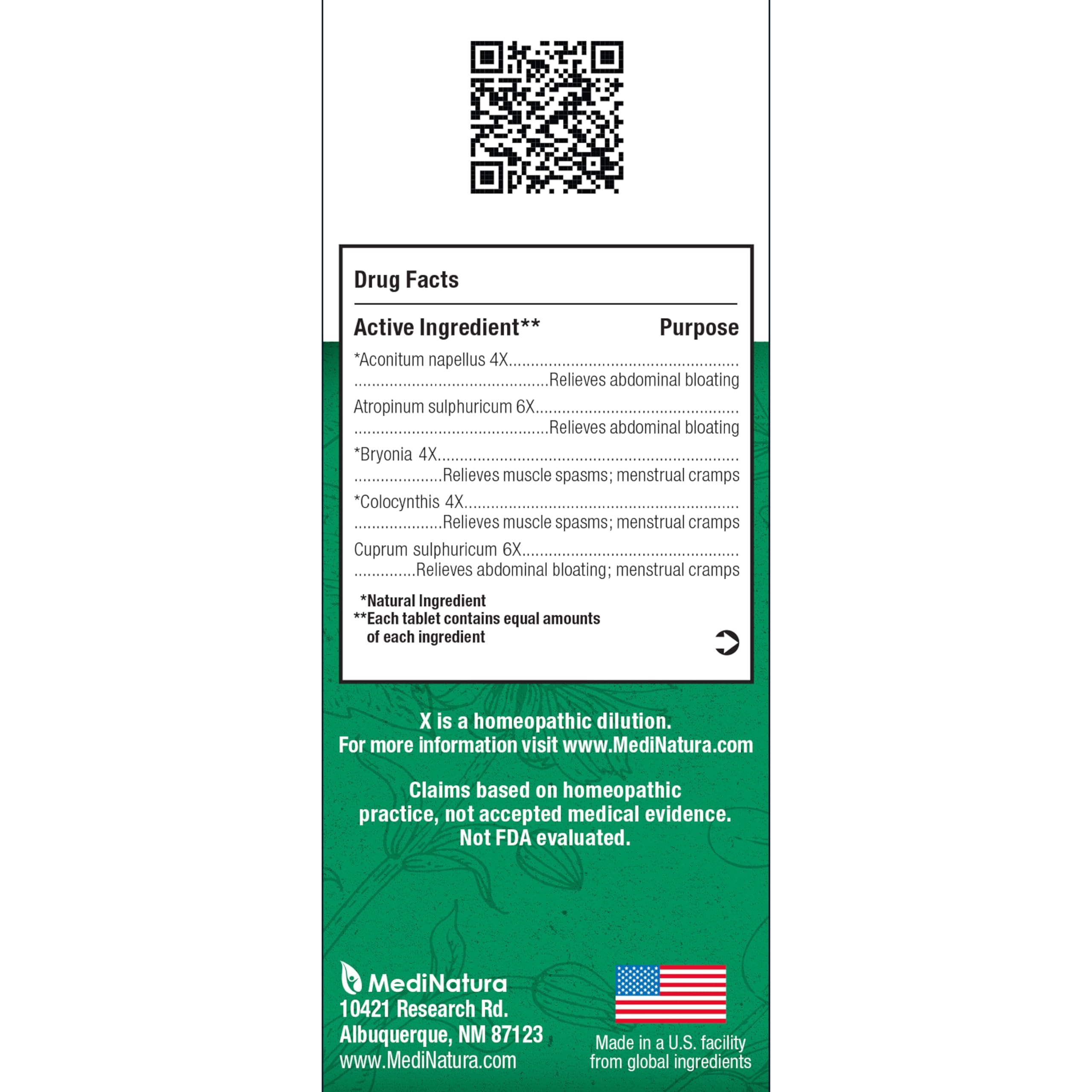MediNatura BHI Spasm/Cramp Relief - Muscle Spasm Tablets for Full-Body Cramp Support - Menstrual Support - Non-Drowsy - Quick-Dissolve - Non-Addictive - Natural Ingredients - 100 Count MediNaturaBuy Supplements Australia