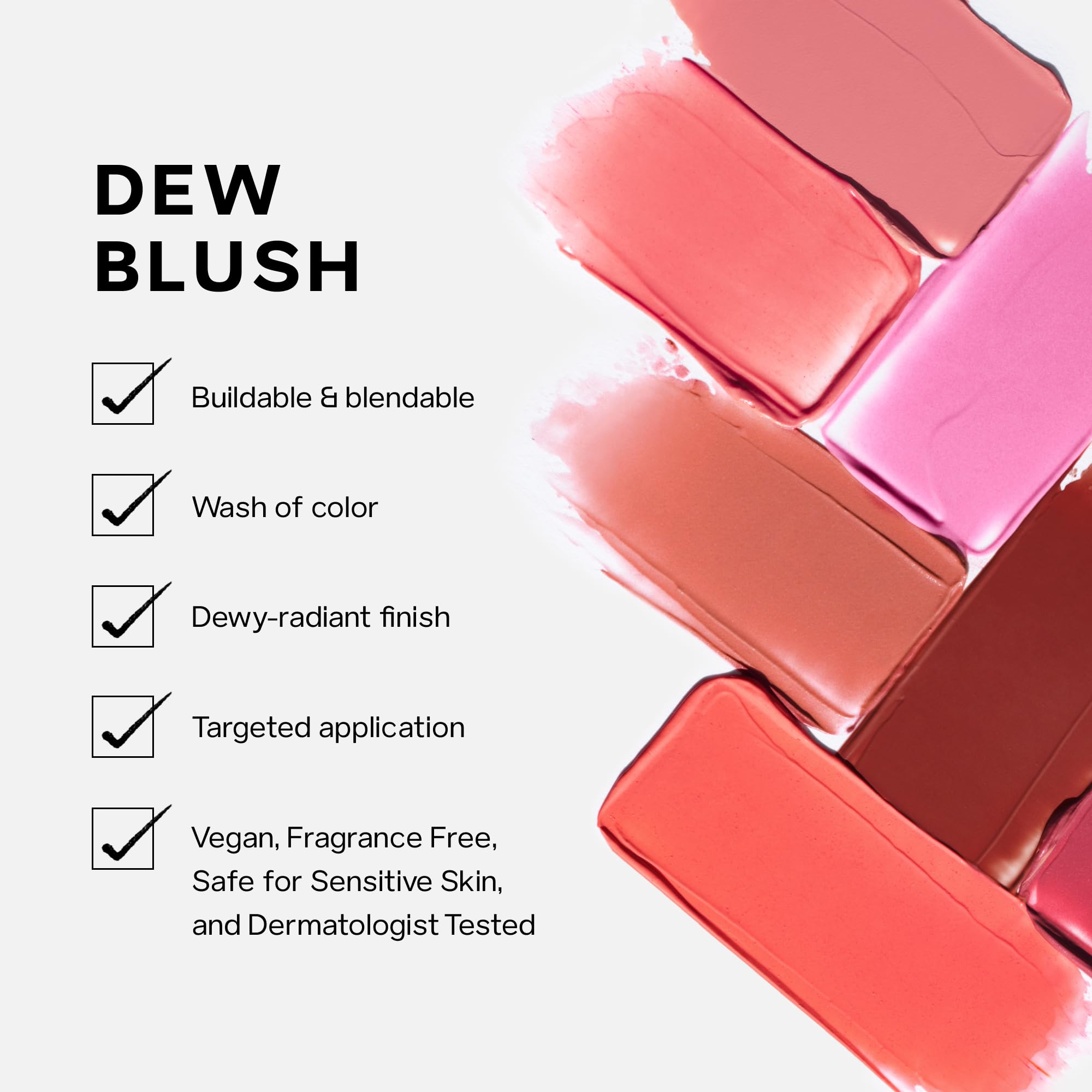 Saie Dew Liquid Blush for Cheeks - Hydrating Cream Blush Stick with a Blendable + Buildable Formula - Skincare Infused Dewy Cheek Tint for a Natural Flush - Glowy Makeup Essential - Lady (.40 oz) SaieBuy Supplements Australia