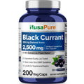 NusaPure Black Currant 10:1 Extract, 250 mg Equivalent to 2,500mg, per Veg Caps 200 Vegan, Non-GMO NusaPureBuy Supplements Australia