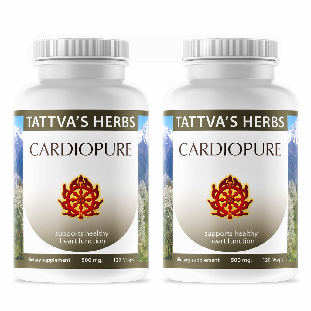 Tattva's Herbs Cardiopure Herbal Ayurvedic Supplement Vegetarian Capsules, Ashwagandha, Rauwolfia, & Arjuna Full Spectrum Co2 Extracts, Veggie Capsules, 240 Count, 25 Years of Premium Service Tattva's HerbsBuy Supplements Australia