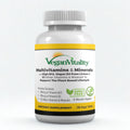 Vegan Vitality Multivitamins & Minerals for Women and Men with High Strength Vitamin B12, D3 & K2. 180 Vegan Multivitamin Tablets - 6 Months Supply Vegan VitalityBuy Supplements Australia