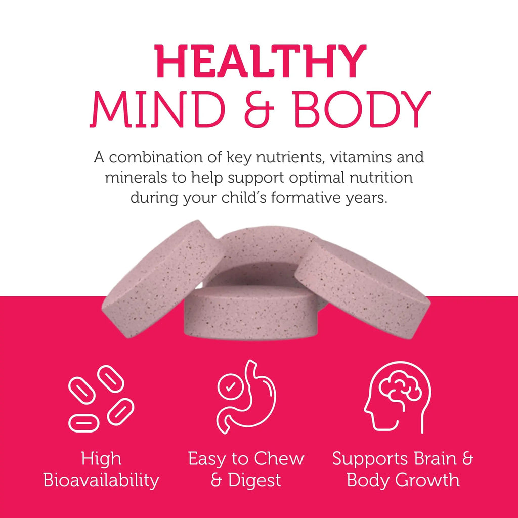Zahler Kids Multivitamin Chewable Vitamin Tablet - Complete One Daily Vitamins Supplement - Contains 20+ Minerals ZahlerBuy Supplements Australia