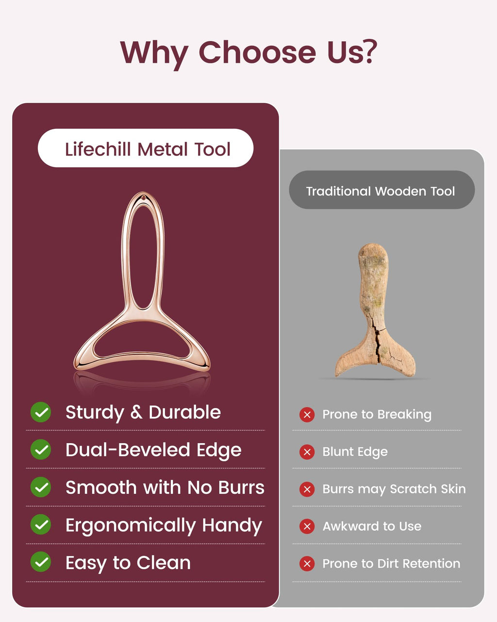 lifechill Lymphatic Drainage Massager & Anti Cellulite Massage Tools for Body Sculpting, Metal Gua Sha & Muscle Scraper Tool Pain Relief Deep Tissue, Gifts for Women, Gold (M) lifechill buy supplements Au