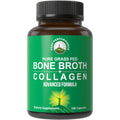 Bone Broth Collagen Capsules. 180 Pills of Grass Fed Bone Broth Collagen Protein Peptides. Contains All 3 Types 1, 2, and 3. Pure Pasture Raised Paleo Friendly Tablets for Women and Men Peak PerformanceBuy Supplements Australia
