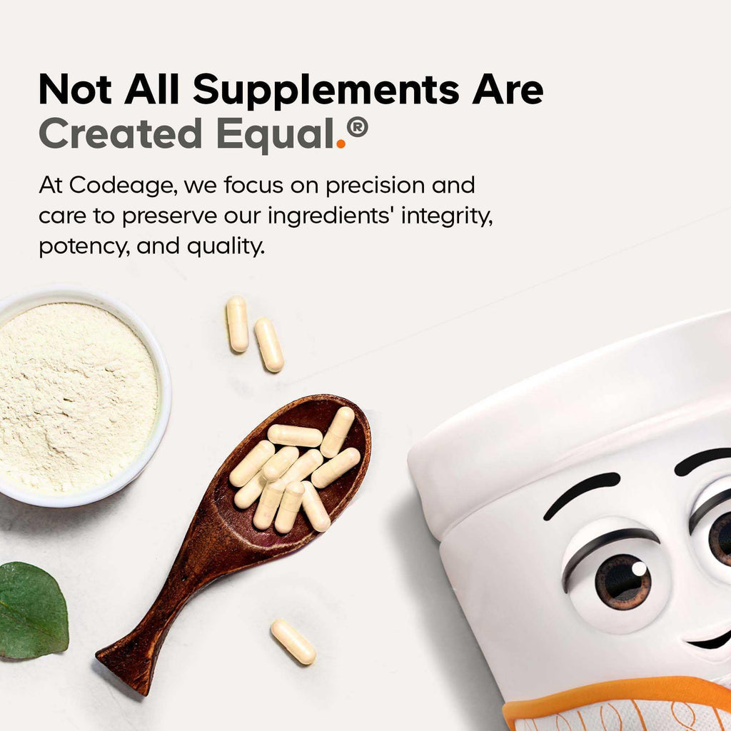 Codeage Fermented Digestive Enzymes Supplement - 14 Digestive Enzymes, Probiotics, Prebiotics, Fermented Botanicals, Plant-Based Multi Pancreatic Enzymes - 1 Capsule a Day - 30 Capsules CodeageBuy Supplements Australia