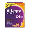 Allegra Adult 24-Hour Allergy Relief Tablets, Non-Drowsy Indoor and Outdoor Allergy Medicine, 180 mg Fexofenadine HCI Antihistamine Pill, 100-Count Allegra buy supplements Au