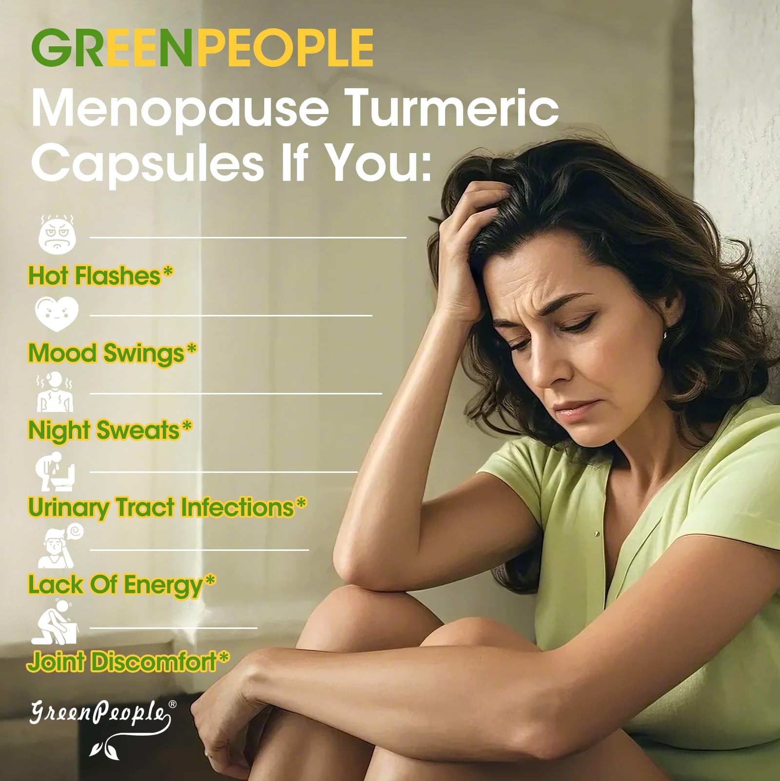 GREENPEOPLE Menopause Supplements for Women - Black Cohosh & Ashwagandha for Hot Flashes, Night Sweats, Mood Swings, Hormonal Balance Support,10 Billion CFU Probiotic - 120 Capsules Vegan Gluten-Free GREENPEOPLEBuy Supplements Australia