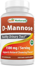 Best Naturals D-Mannose Capsules - Urinary Tract Cleanse Supplement 1500mg/Serving - 120 Count Best NaturalsBuy Supplements Australia