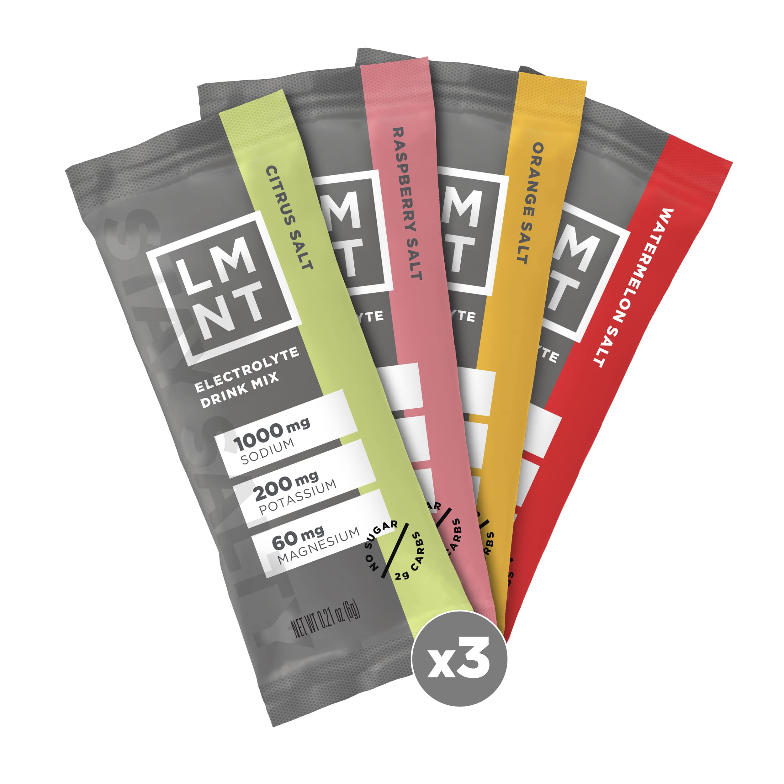 LMNT Zero Sugar Electrolytes - Variety Pack | Drink Mix | 12-Count Drink LMNTBuy Supplements Australia