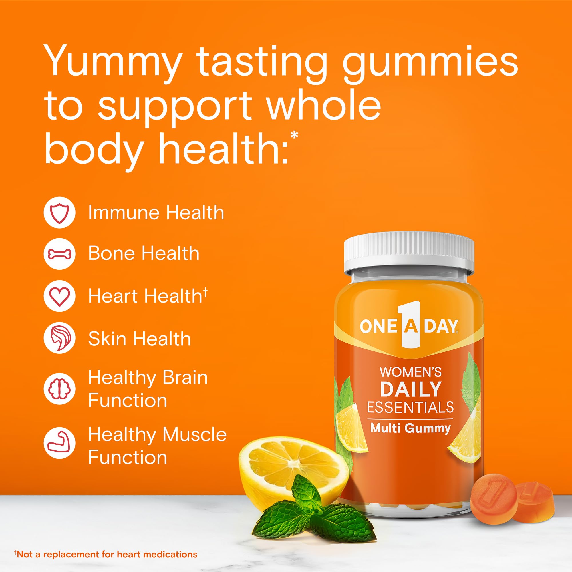 One A Day Women’s Daily Essentials Multivitamin Gummies, Multivitamin for Women, Zinc, Immune Support ONE A DAYBuy Supplements Australia