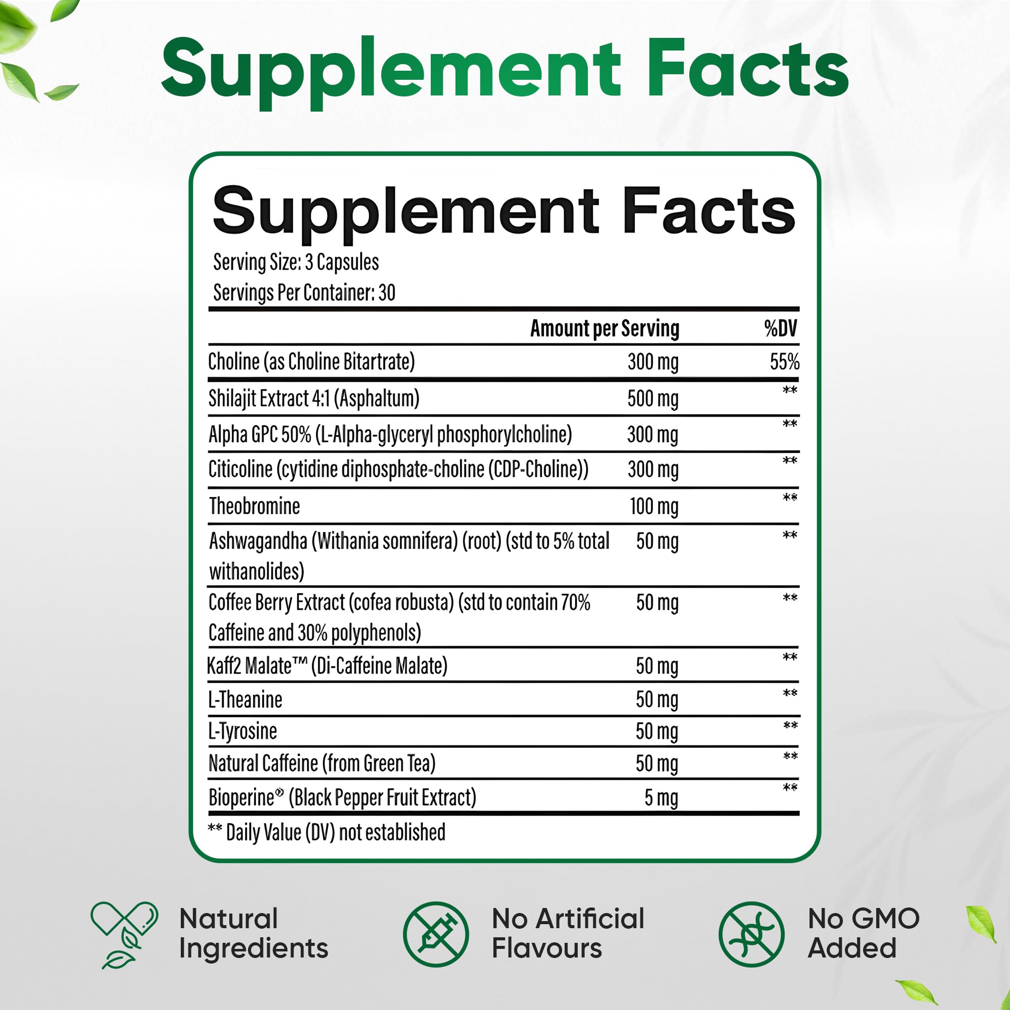 12-in-1 Natural Nootropic Brain Supplement for Memory and Focus, Nootropic for Men & Women, Brain Support Pill for Adults, Brain Vitamins - Focus 30 Day Supply Executive FocusBuy Supplements Australia